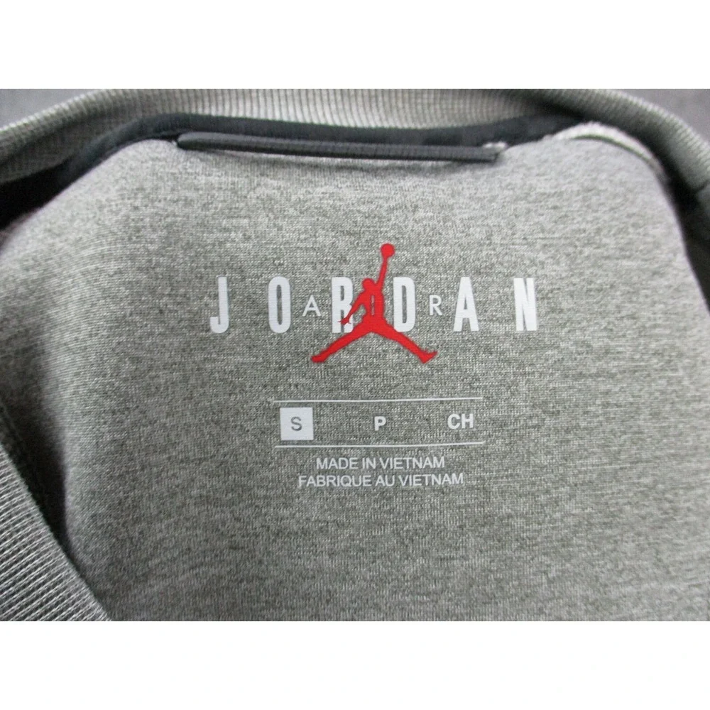 North Carolina Tar Heels Sweatshirt Mens Small Gray Blue Jordan NCAA Basketball
